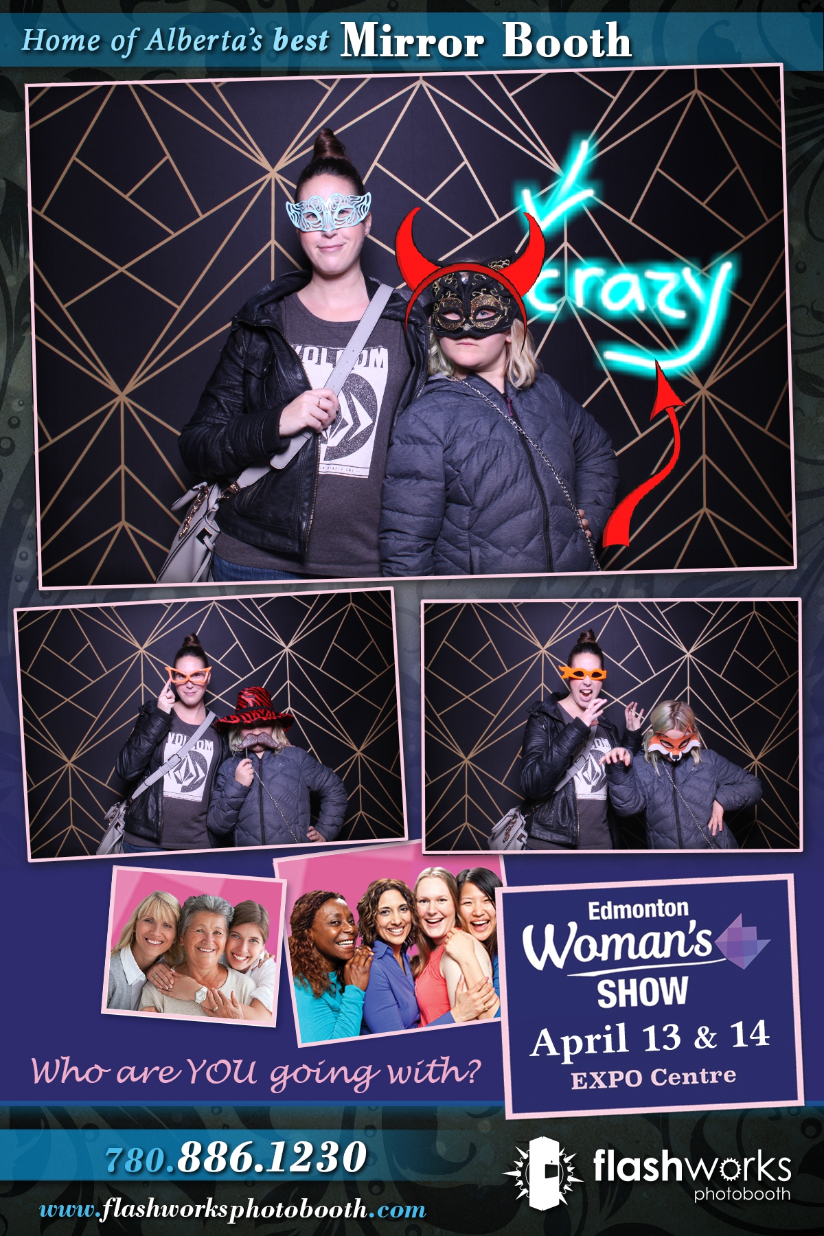 Spring Edmonton Woman's Show 2019 | View more photos from the event at gallery.flashworksphotobooth.com/u/FlashworksPhotoboothInc/Spring-Edmonton-Womans-Show-2019